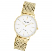 Oozoo Damen Armbanduhr Timepieces Analog Metall gold UOC9911A