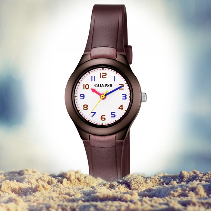 Calypso Digital-Armbanduhr Calypso Digital weiß klein (ca. 27mm