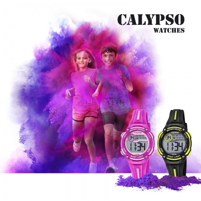 Calypso Kinder Armbanduhr UK6068/5 Quarz Crush schwarz K6068/5 PU Digital