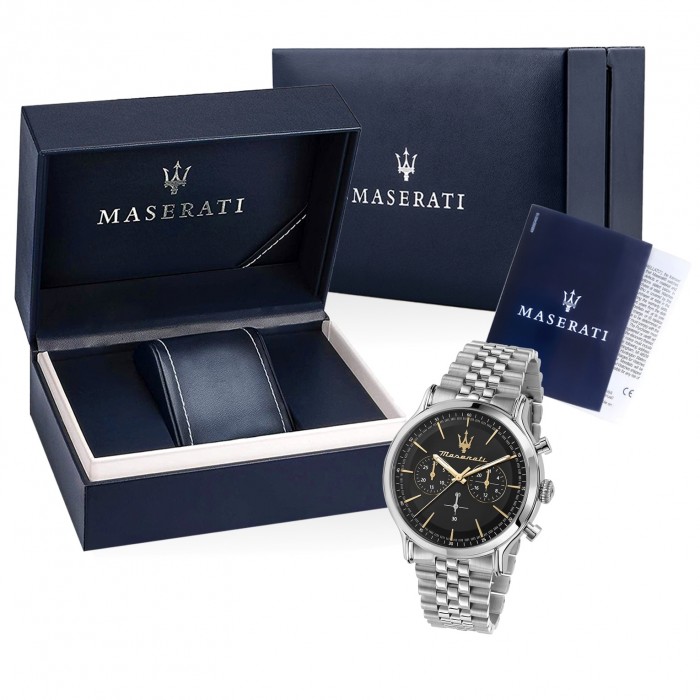 Maserati UMAR8873618017 Chrono Armbanduhr Edelstahl EPOCA Herren