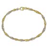 GoldDream Armband Singapur gedreht 333 Gold 18,5cm 8 Karat GDA0138T