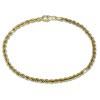 GoldDream Armband Kordel hohl 333 Gold 19cm 8 Karat GDA0319Y