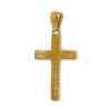 GoldDream Kettenanhnger Kreuz Holzoptik 333 Gold Anhnger Echtschmuck GDH515SY