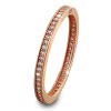 GoldDream Gold Ring Zirkonia wei Gr.56 333er Rosegold GDR504E56