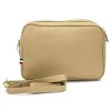 Florence Umhngetasche Damen Tasche Schultertasche Echtleder taupe OTF809N