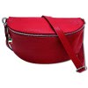 Florence Echtleder Bauchtasche gro Damen rot Umhngetasche Jugend OTF825R