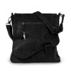 Bag Street Umhngetasche, Schultertasche Kunstleder schwarz Handtasche OTJ128S