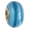 IMPPAC Glas Bead 925 Spacer blau European Beads SMB0106