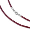 IMPPAC Picco Textilband 925 bordeaux fr European Beads SML80XK