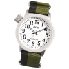 Ene Watch Modell 109 Nato, olive/wei, 47mm, Nylon-Armband UE72180