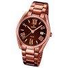 FESTINA Damenuhr Boyfriend Quarz braun Edelstahlband bronze Trend UF16791/2