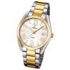 FESTINA Damen-Armbanduhr Boyfriend analog Quarz Edelstahl, PVD Gold UF16794/1