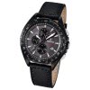 FESTINA Herren-Uhr Sport Analog Quarz Leder schwarz Chronograph UF16847/2