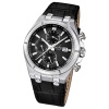 JAGUAR Herren-Armbanduhr Daily Classic Saphirglas Quarz Leder schwarz UJ667/4