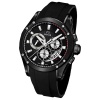 JAGUAR Herren-Armbanduhr Special Edition Saphirglas Quarz PU schwarz UJ690/1