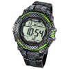 CALYPSO Herren-Armbanduhr Sport Funktinsuhr Quarz-Uhr PU carbon grn UK5681/6