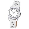 Calypso Kinder-Uhr Blmchen Junior Collection analog Quarz Leder silber UK5712/1