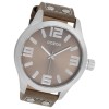 Oozoo Herren Armbanduhr Timepieces Analog Leder braun UOC1014A