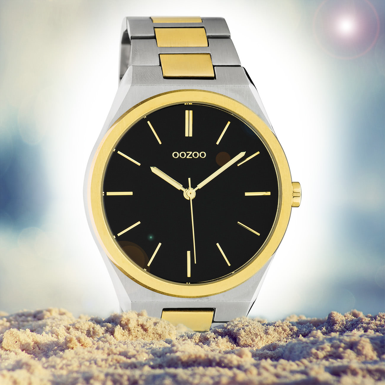UOC10522 C10522 UHR Quarzuhr EUR gold silber - 79,95 PicClick Timepieces DE OOZOO EDELSTAHL Armband