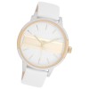 Oozoo Damen Armbanduhr Timepieces Analog Leder wei UOC11150