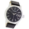 Oozoo Herren Armbanduhr Timepieces Analog Leder schwarz UOC5149A