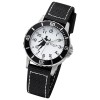 Regent Jugend Armbanduhr Analog Textilarmband schwarz wei URF1374