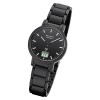 Regent Damen Funkuhr Analog-Digital FR-266 Funk-Uhr Metall schwarz URFR266