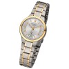 Regent Damen Funkuhr Analog-Digital Metallarmband silber gold URFR271