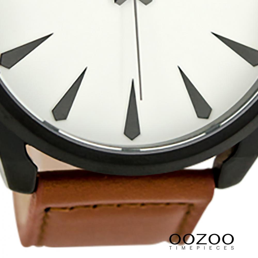 Oozoo Leder Herren Uhr C8226 | Analog UOC8226 Armband braun Timepieces eBay Quarzuhr